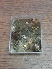 Clock Hairsprings, New Old Stock Parts, Brass, Clockmaker #R204