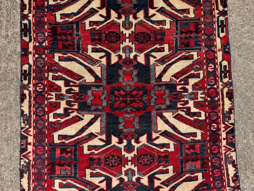 4x6 antique rug hand knotted - antique,