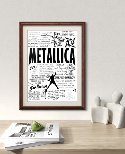 Metallica poster - metallica, poster.