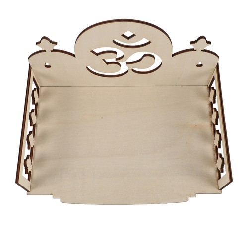 Wooden shelf buddha - shelf,