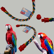 472 Pet Bird Rope Parrot Swing