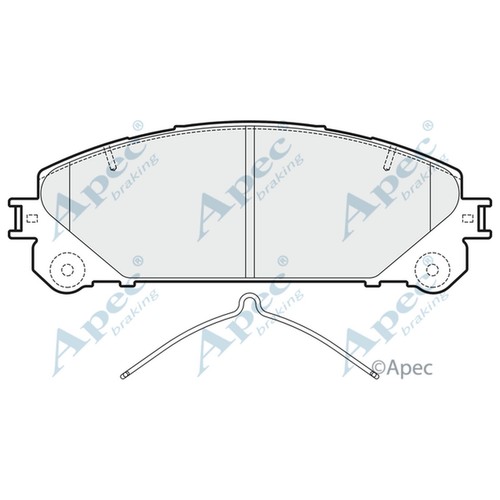 Brake pads set - for, toyota