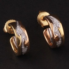 Georg Jensen Gold Earrings