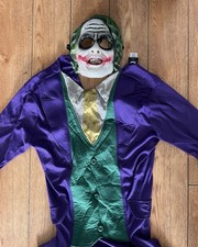 Joker Rubies Dark Knight Trilogy Costume Cosplay Heath Ledger Sz Adult Med
