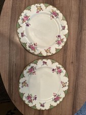 vintage bone china plates from