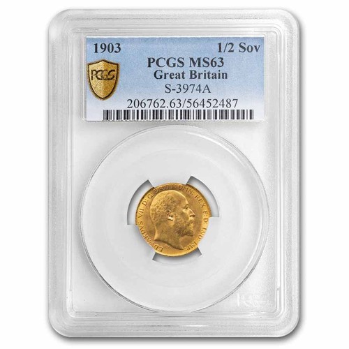 1903 great britain gold half - great,