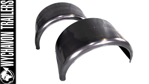 Twin wheel mudguards - wheel,