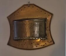 Antique Brass Hanging Salt Box
