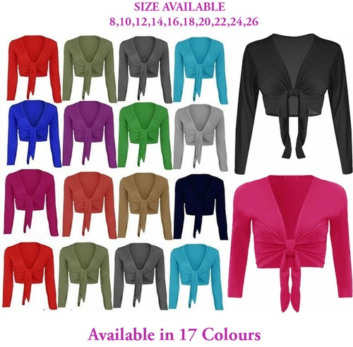 New ladies tie crop - tie, shrug
