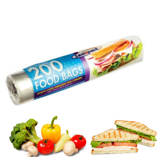 Food bags roll - roll, sandwich
