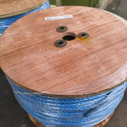 6mm blue rope 500m drum - 6mm,