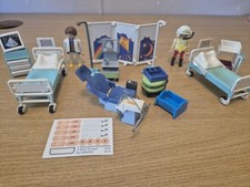 Playmobil Doctor /  Nurse dentist playset medical clinic beds staff & plasters