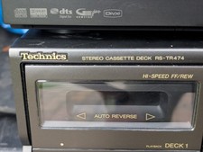 Technics RS-TR 474 Twin Cassette Tape Deck - Spares Or Repair 