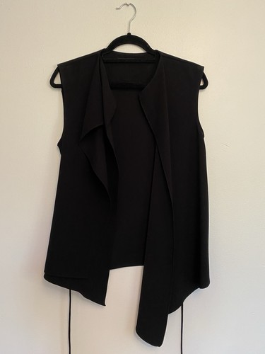 Zara black ruffle wrap - black,
