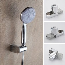 360Degree Shower Head Holder Universal Bathroom Bracket Wall Mount Adjustable