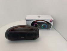 Bluetooth Boombox Speaker LED Portable Handle Intempo Untested 