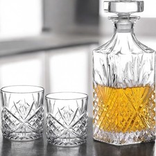 Whiskey Decanter Glass Set