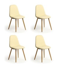Set of 4 Charles Eazs Inspired Retro DSW Eiffel Dining Chairs in 5 Colours