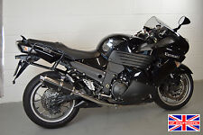 Kawasaki ZZR1400 Exhausts 2008-2011 SP Engineering Carbon Round Moto GP XLS