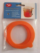 6 Orange Jar Sealing rings