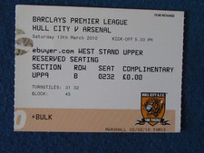 Hull City v Arsenal - 13/3/10