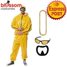 N743 Men Ali G Rapper Suit