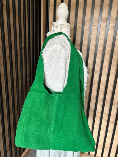 Womens green real suede - womens,