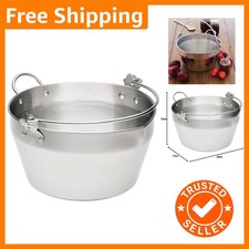 Stainless Steel 9L Maslin Pan
