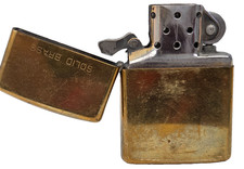 Zippo Solid Brass Pocket