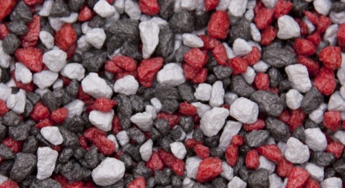 Aquarium tri coloured gravel - aquarium,