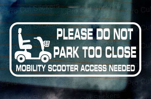 Mobility scooter park too - scooter,
