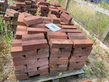 BRICK 2" British Suffolk handmade RED SPECIALS plinth/cants/coping new/old stock