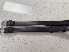 Elevator Cheek Pieces Black Pony/Cob See Description