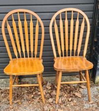 Pair balloon stick back chairs. Good condition. Can deliver. Collection welcome