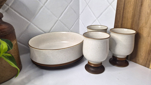 Vintage denby stoneware set - set,