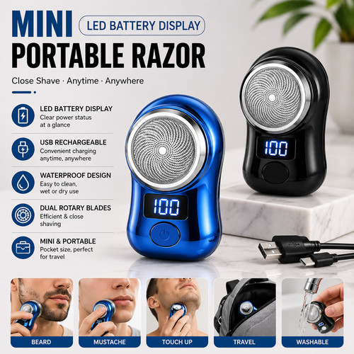 Pocket electric shaver usb - shaver,