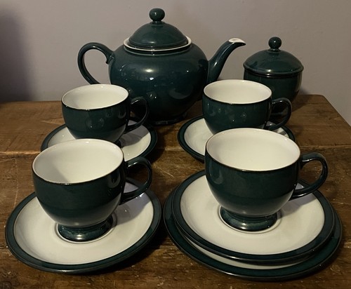 Denby greenwich tea - pot, lidded