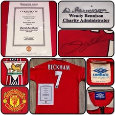w/ Official MUFC COA, David