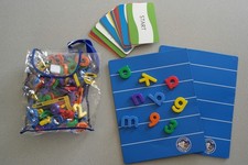 Magnetic boards with letters and word cards bundle