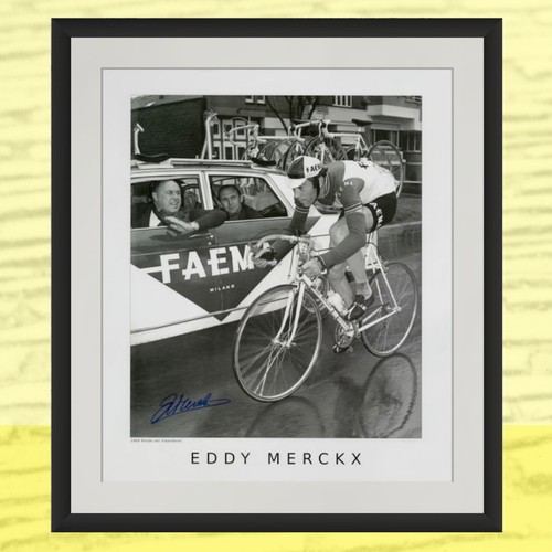 Eddy merckx signed print - print-, tour