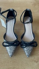 BNWT Glitter Kitten Heel Ankle