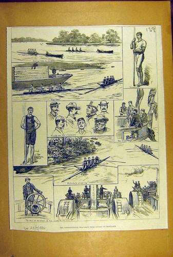 Original old antique print - original,