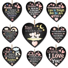 Wooden Heart Plaque Wall Sign