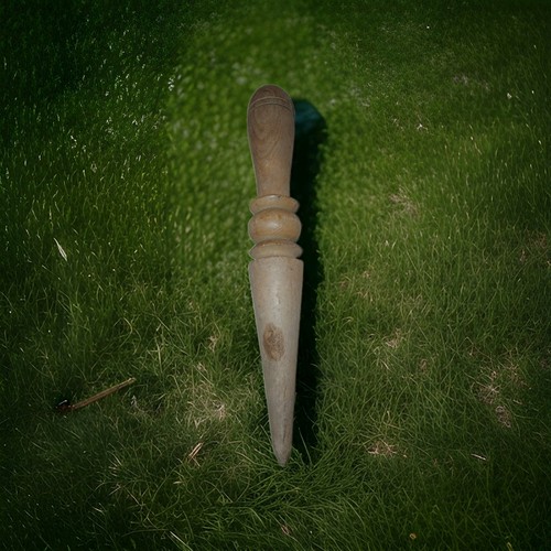 Vintage hand turned wooden - hand-turned,