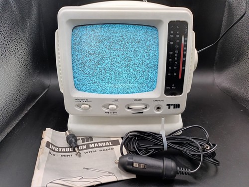 Vintage portable mini 5 - tv,