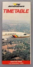 Air Zimbabwe Airline Timetable