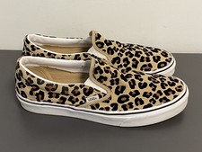 VANS Leopard Print Felt Slip