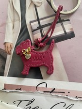 Radley Pink Leather Dog Tag /