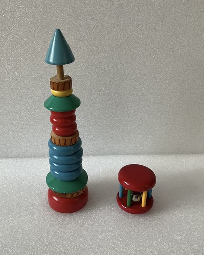 Vintage wooden toys - vintage,