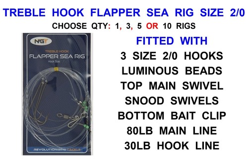 Ngt treble hook flapper - ngt,